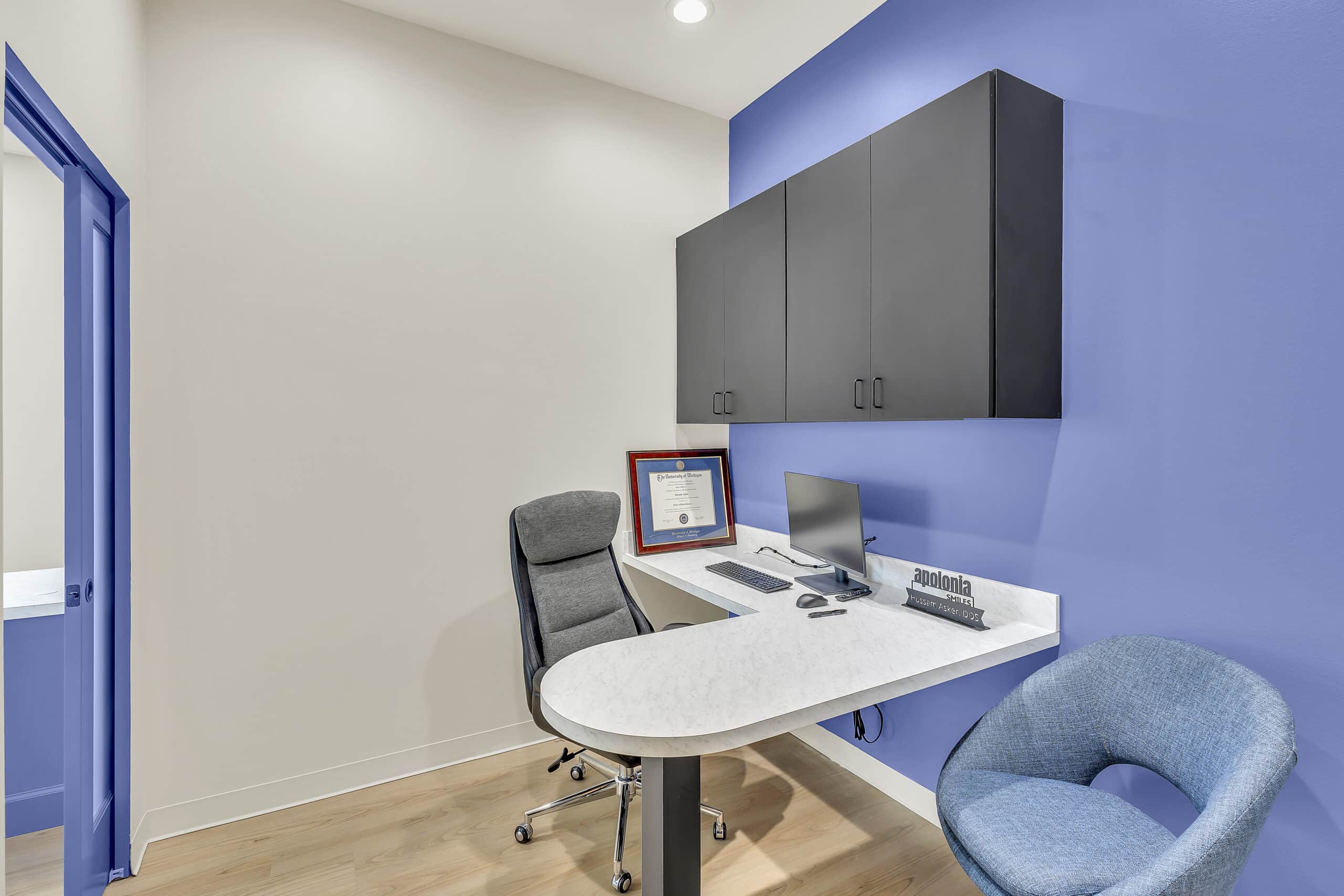 Modern dental clinic interior